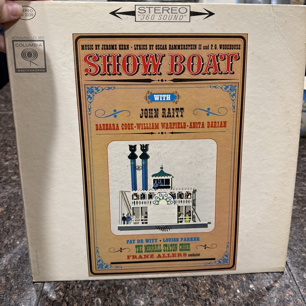 SHOW BOAT JOHN RAITT COLUMBIA Records OS-2220 Stereo 12"‎ 33rpm Vinyl LP Musical